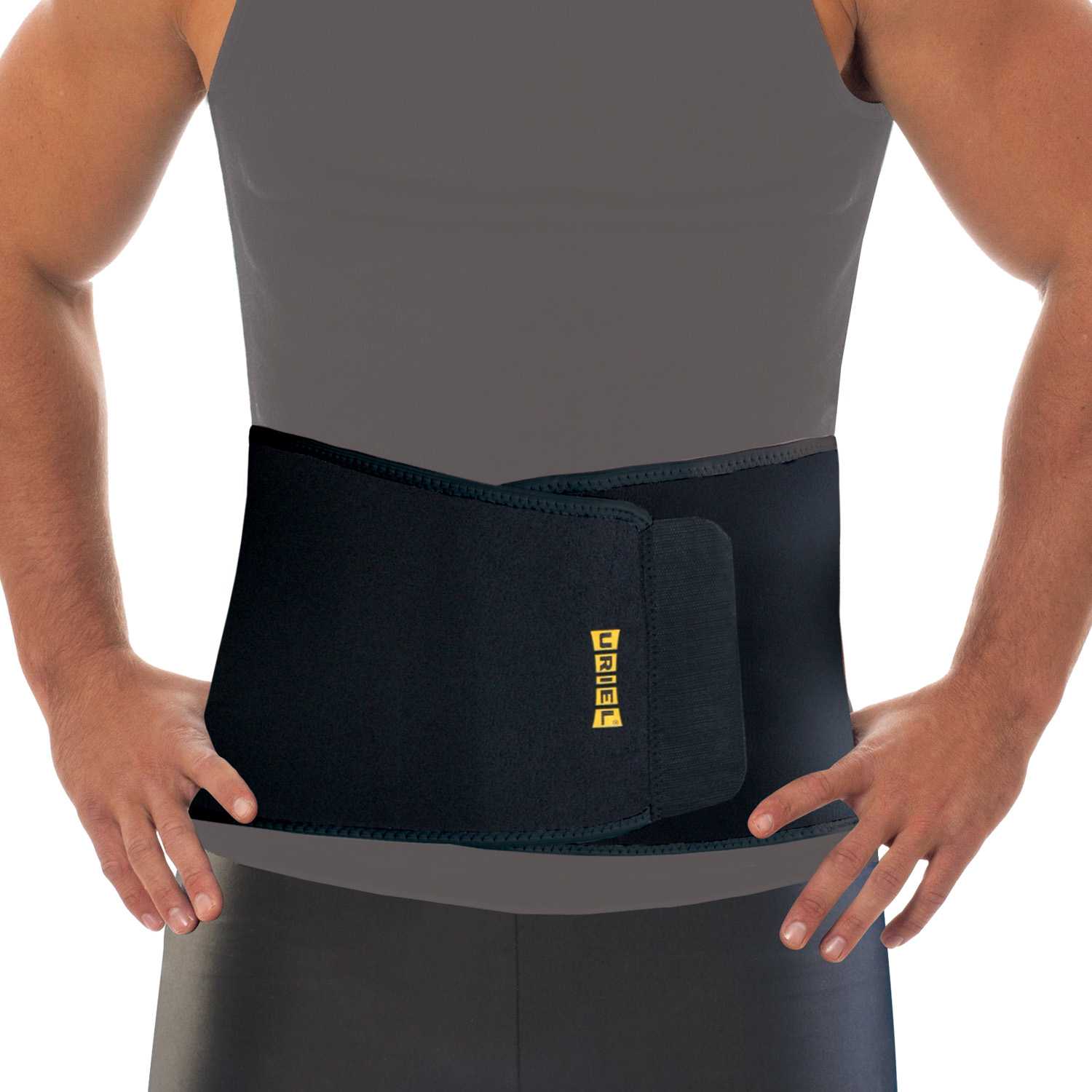 URIEL Cinturón abdominal para colgar el vientre, músculos abdominales  débiles y bajos de la espalda (XXL)